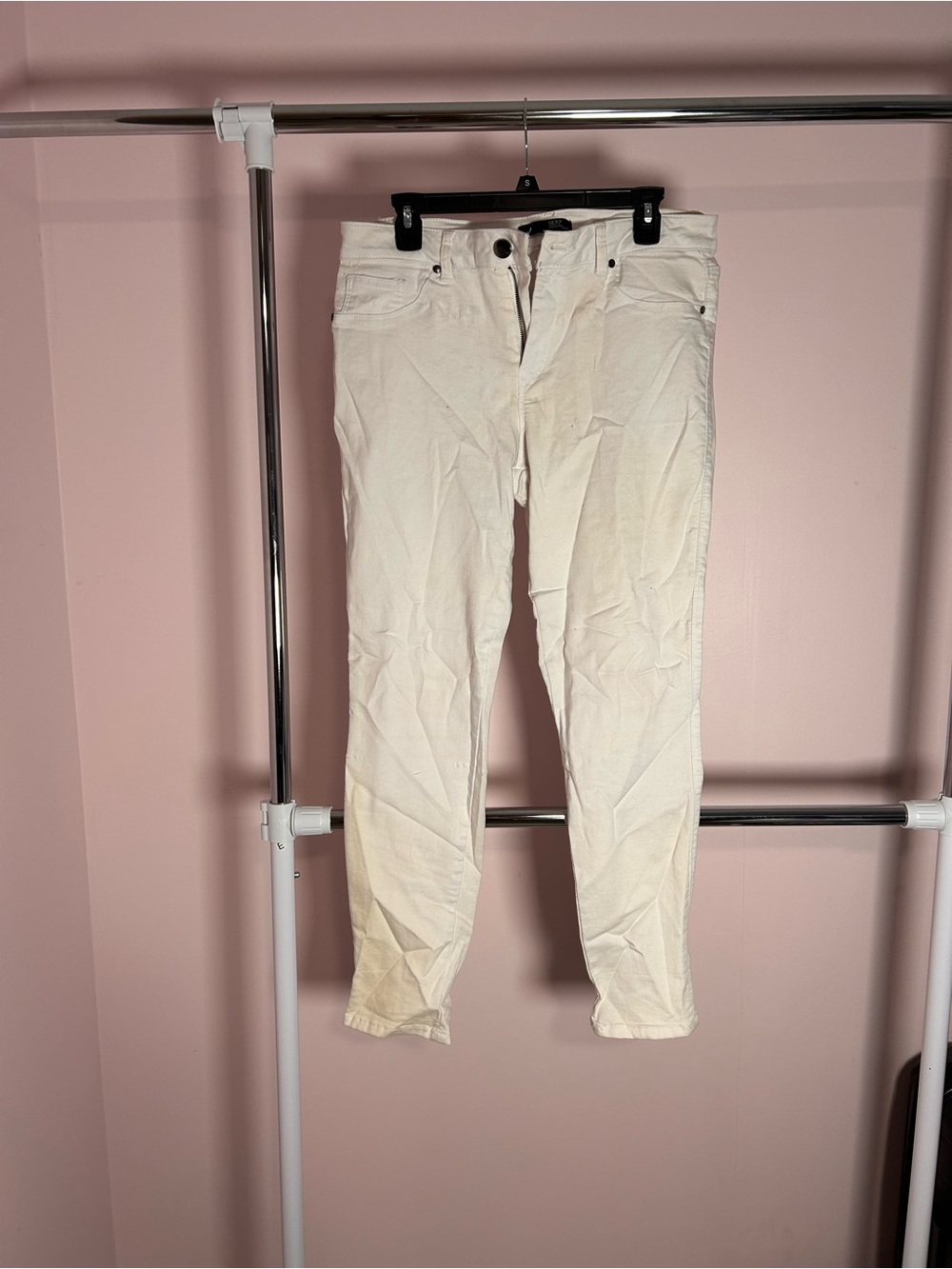 1822 Denim Women’s Cream Skinny Jeans